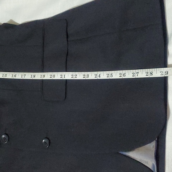 Oscar De La Renta Components Men’s Suit Jacket​ 100% Wool Black Size 40 S - Picture 13 of 14